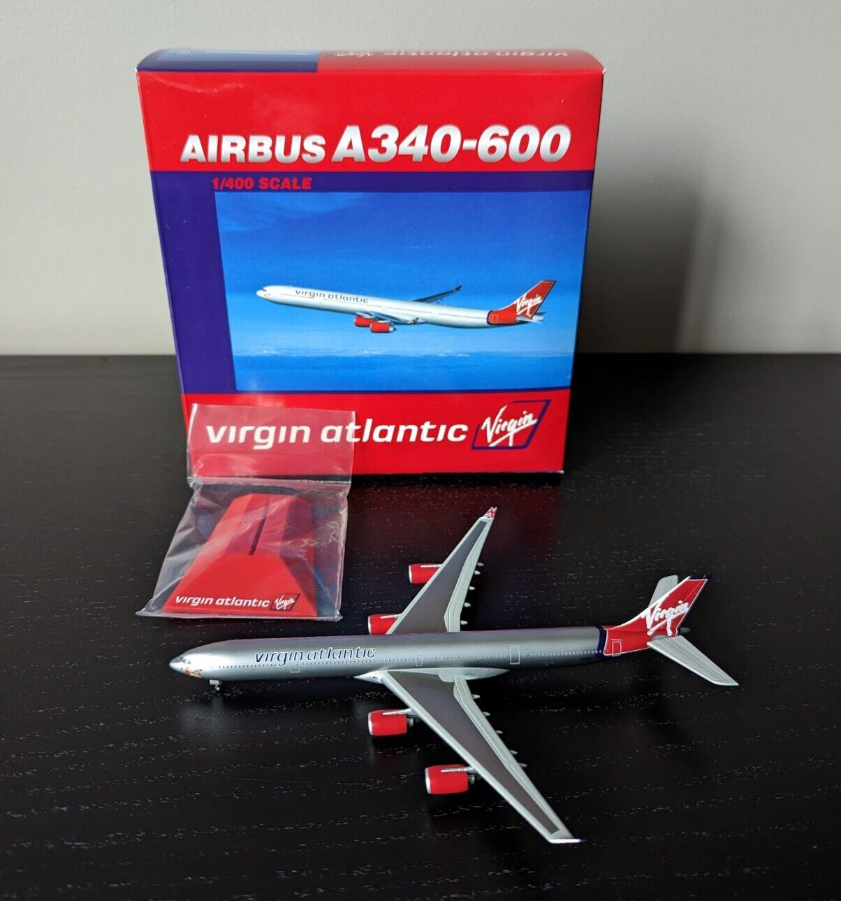 1:400 Scale Dragon Wings Virgin Atlantic Airbus A340-600 55451 CORPORATE G-VSHY