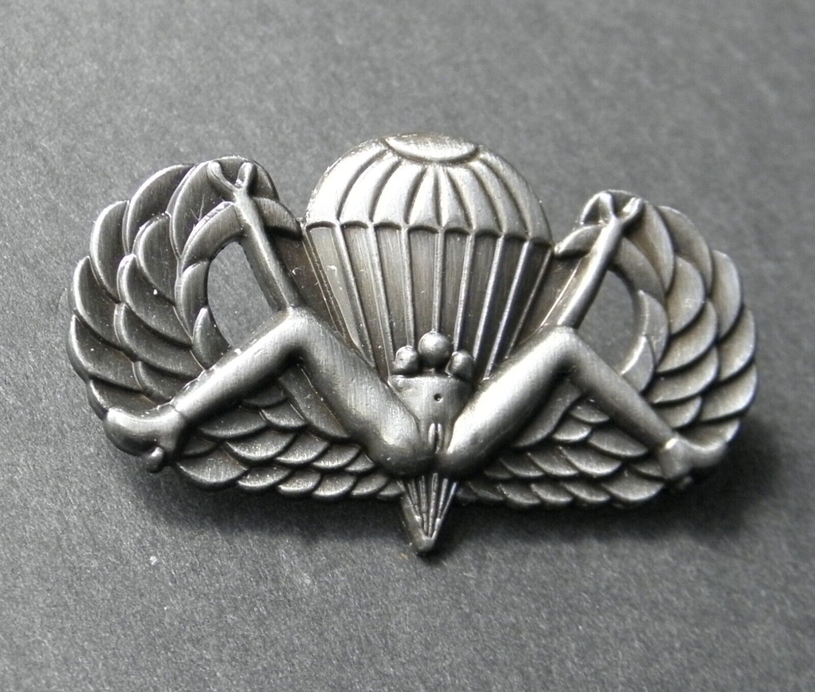 ARMY PARA PARATROOPER AIRBORNE BUSH JUMP WINGS BADGE LAPEL PIN 1.6 INCHES