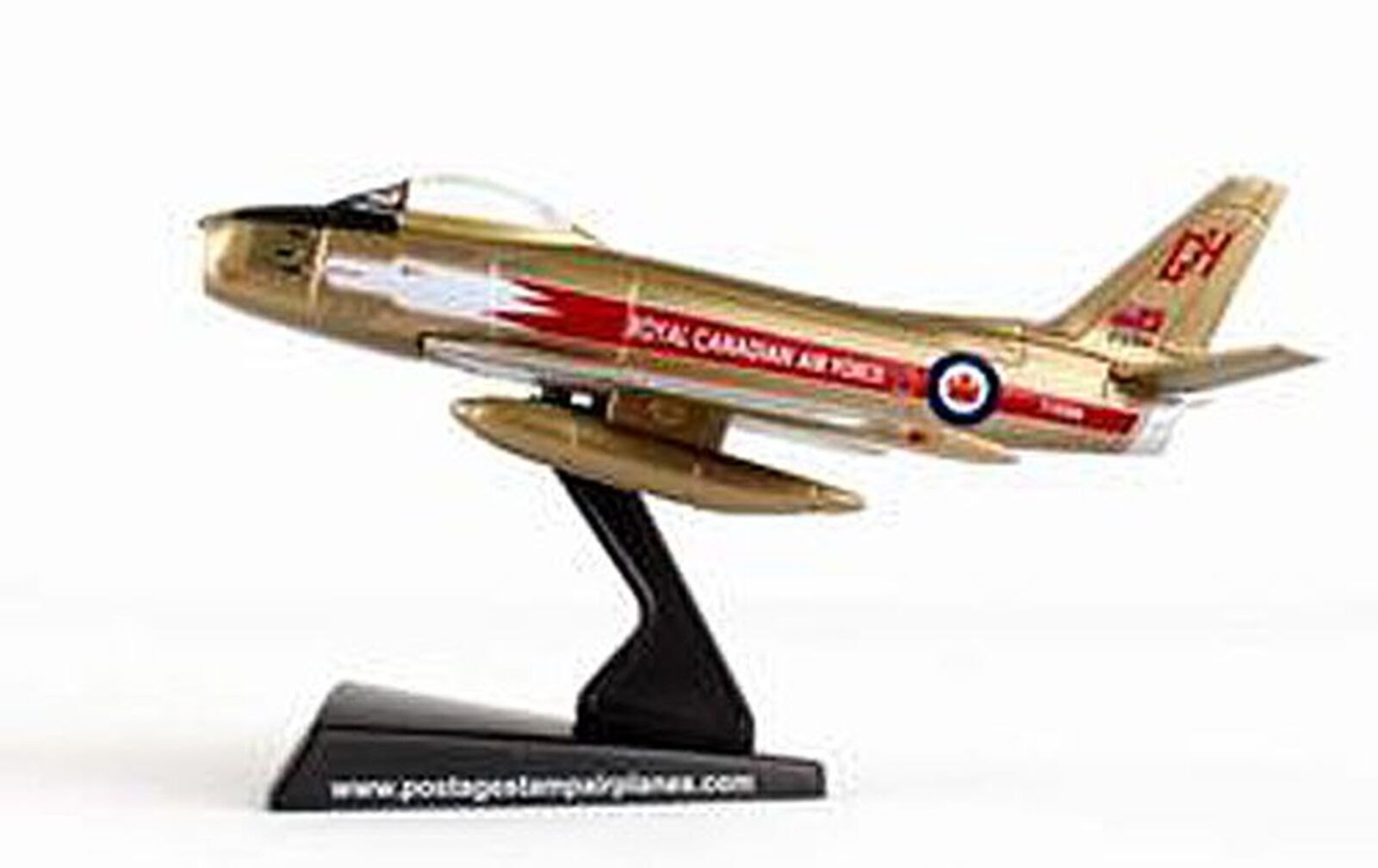 Daron Worldwide Trading Postage Stamp Rcaf Canadair Sabre 1/110 Golden Hawks ...