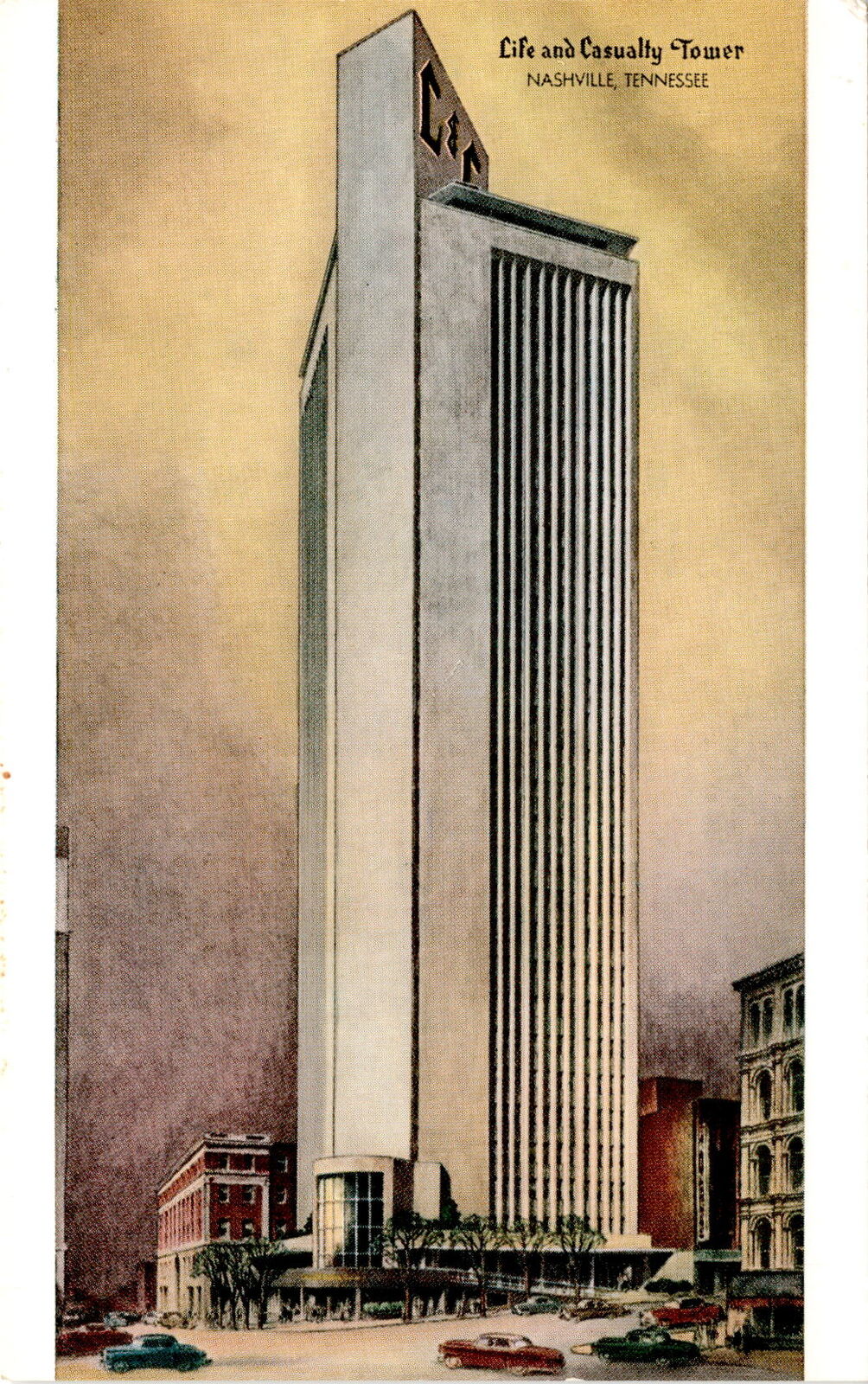 Life and Casualty Tower, Nashville, Tennessee, Life and Casualty Postcard