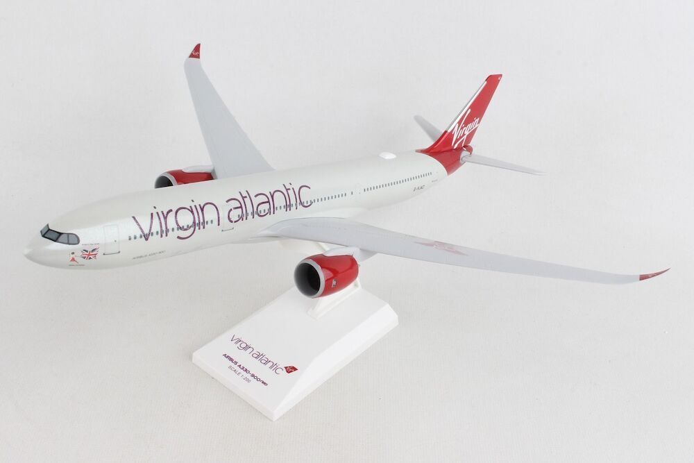 Skymarks SKR1130 Virgin Atlantic Airways AA350-900neo Desk Model 1/200 Airplane