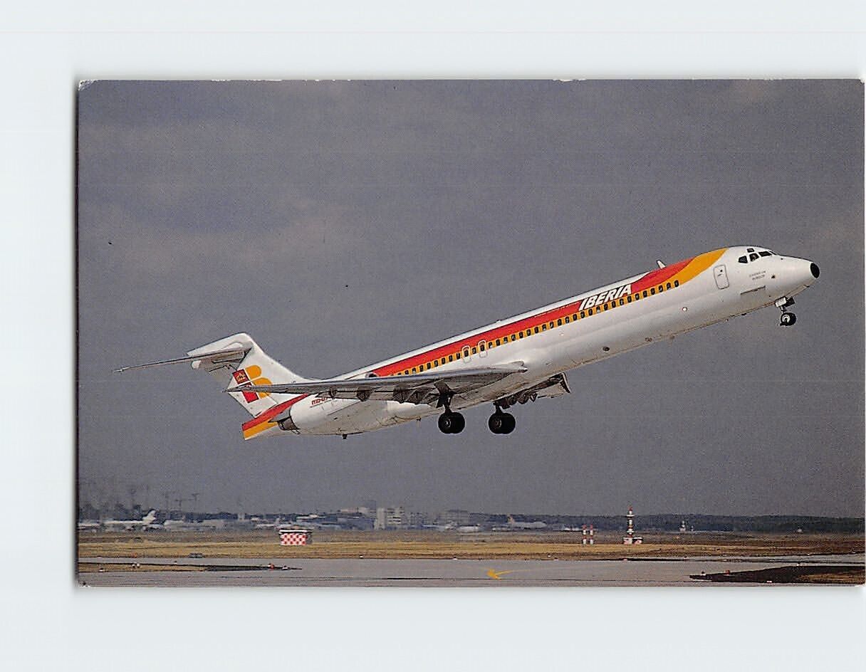 Postcard McD Douglas MD 87 EUC of Iberia Frankfurt Germany