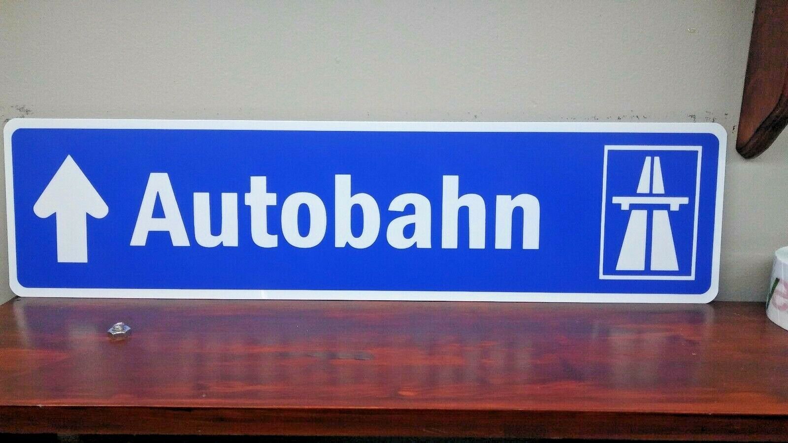 Autobahn European Street Aluminum Sign  6