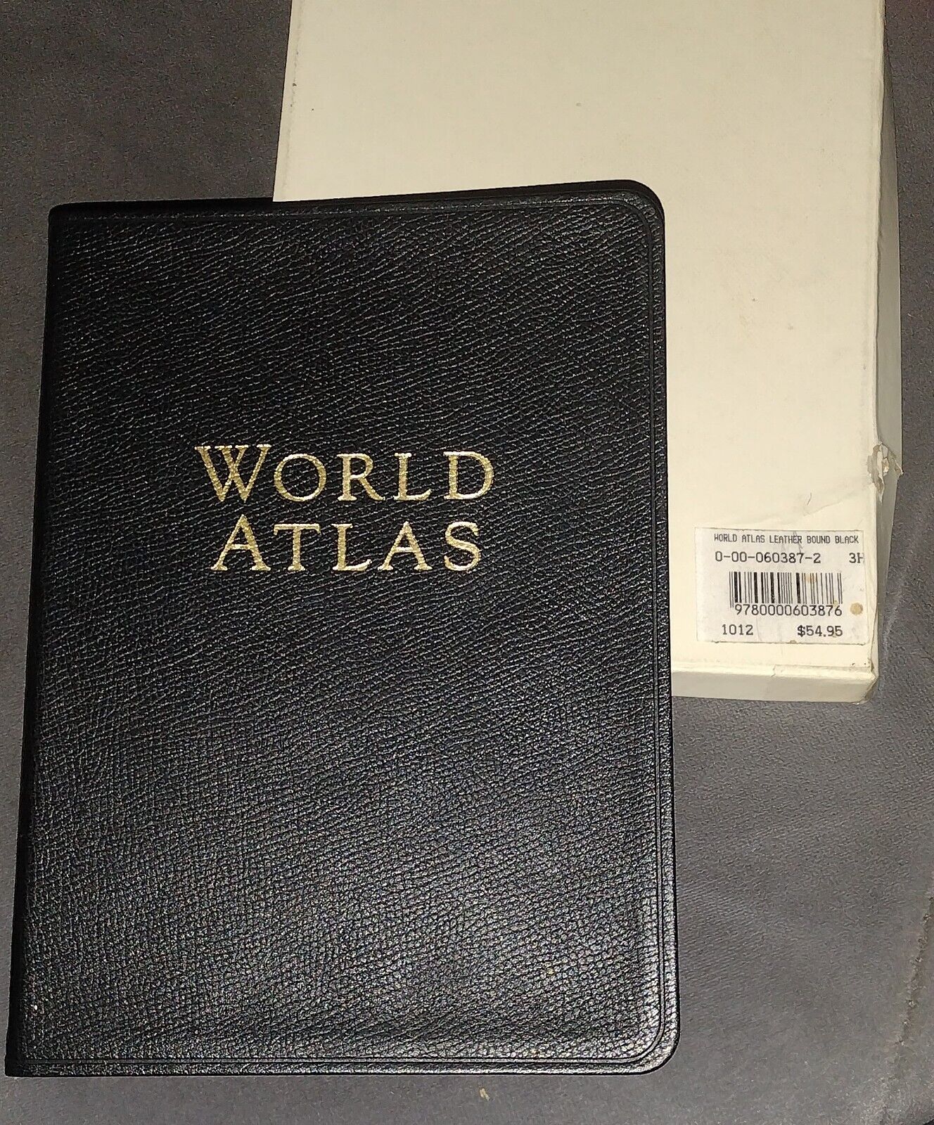 1992 Leather Bound World Atlas