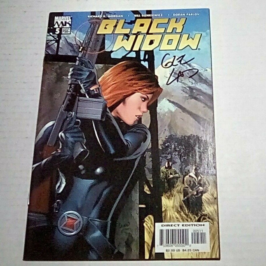 Black Widow #5(Marvel) 2004 VF/NM -Signed- by Cover artist Greg Land