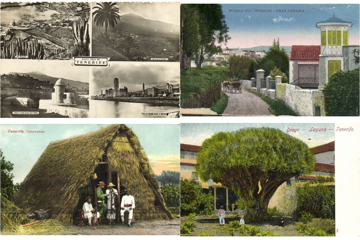 TENERIFE CANARY ISLANDS SPAIN, 37 Vintage Postcards Pre-1940 (L7230)