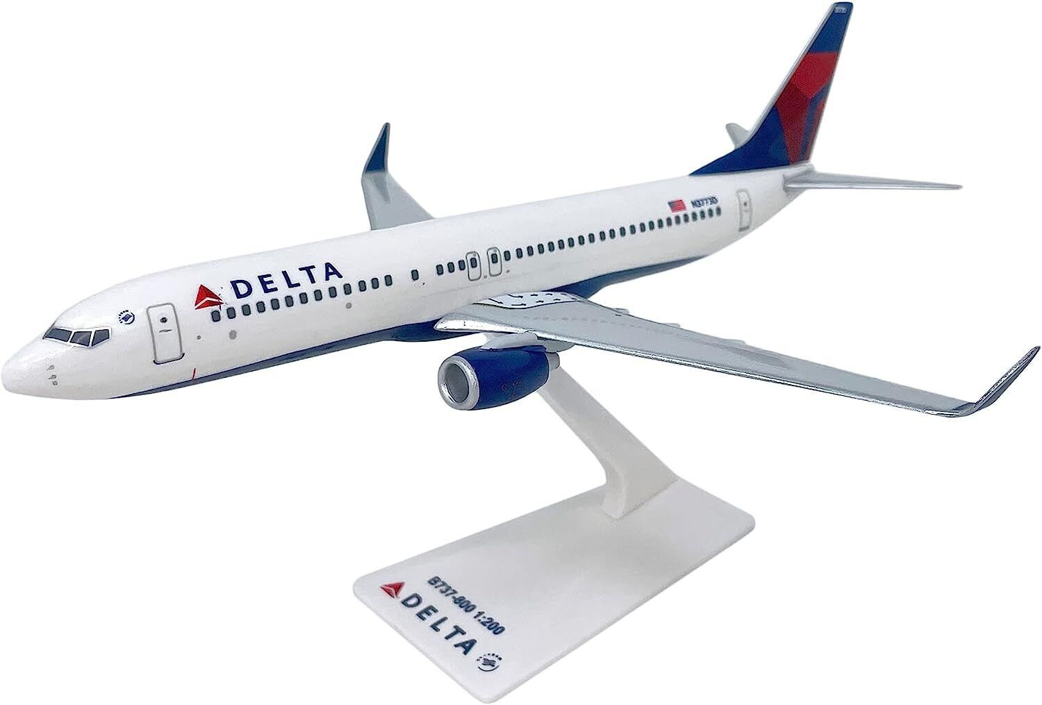 Flight Miniatures Delta Airlines Boeing 737-800 New CL Desk 1/200 Model Airplane