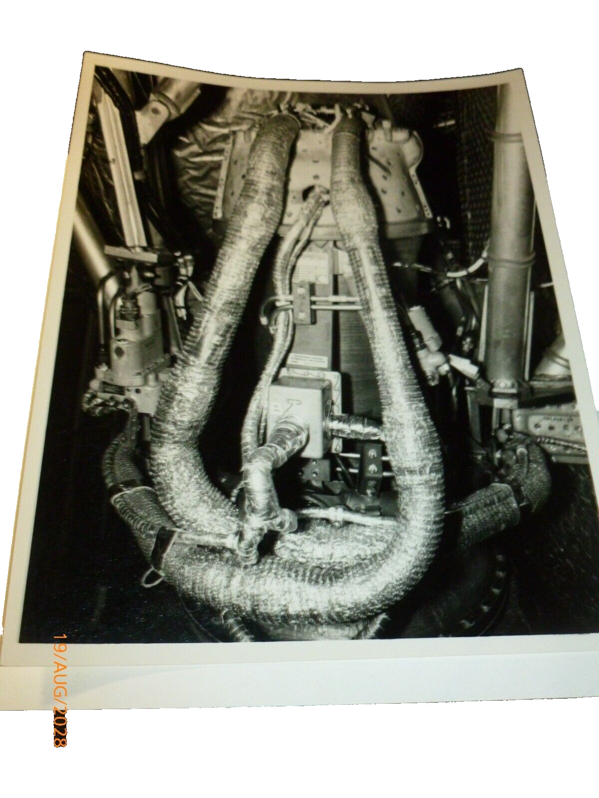 US Air Force Unclassified Titan III rocket Photo 3rd Stage Engine Section 1964