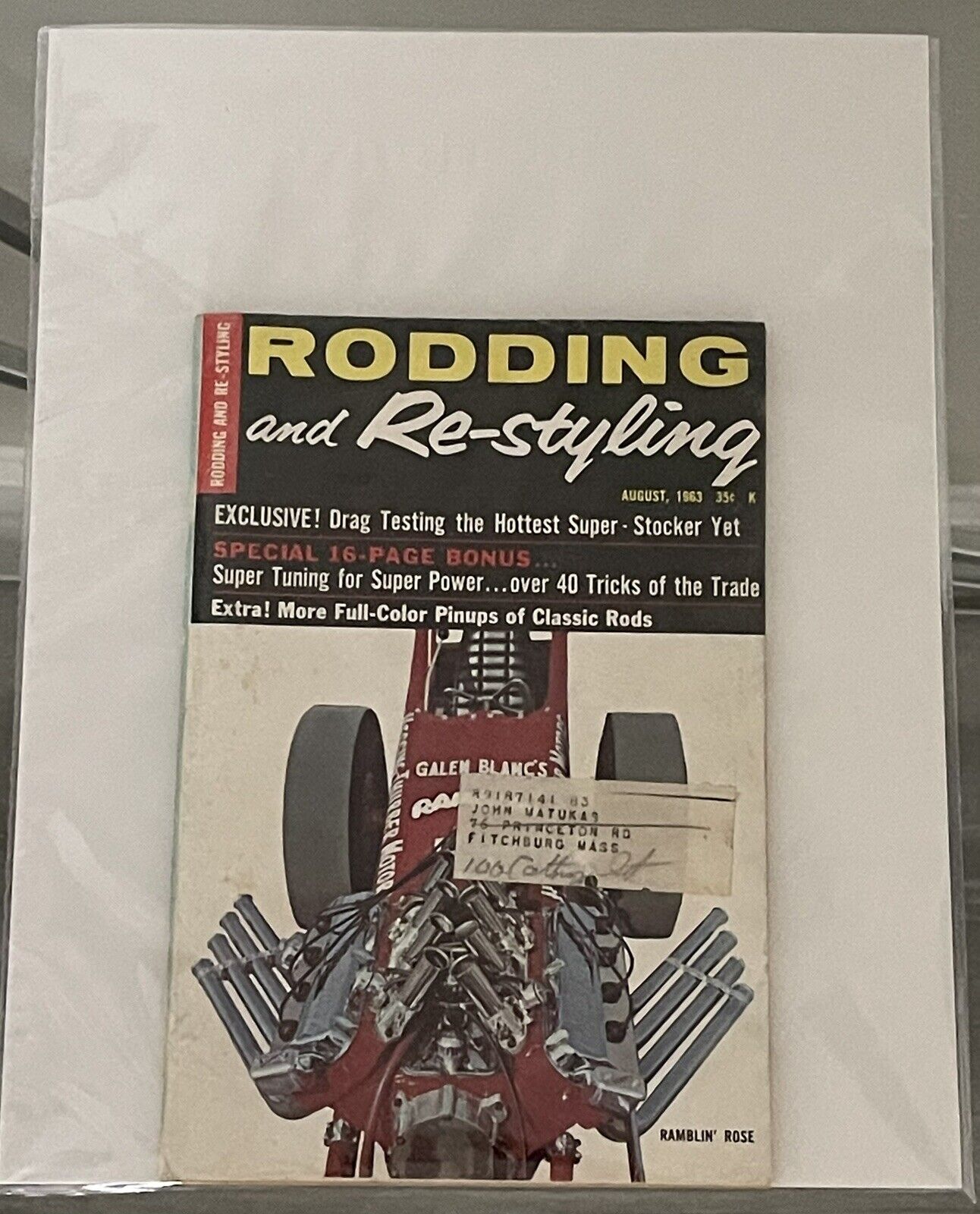 Rodding and Restyling Magazine August 1963 - Sealed