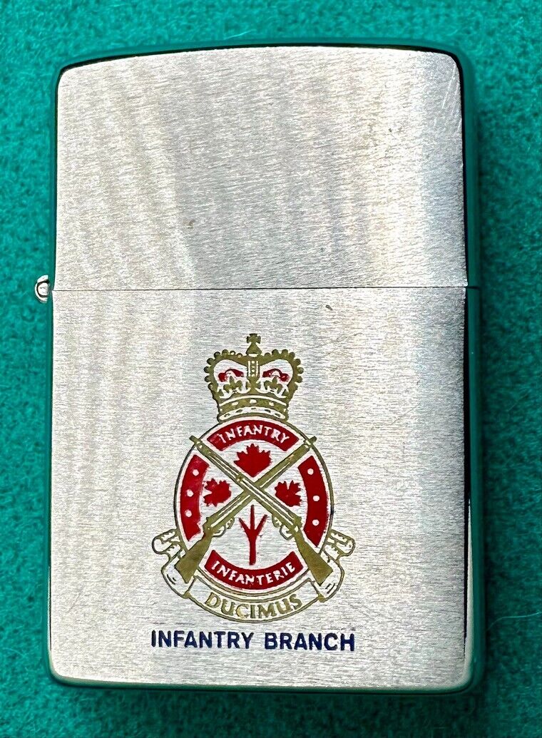 Vintage Zippo Canadian Infantry Branch