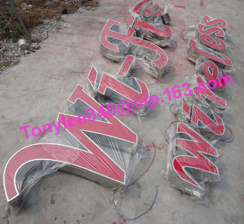 24'' Channel Letters, 3D outdoor Signs,Power & Installation Template include