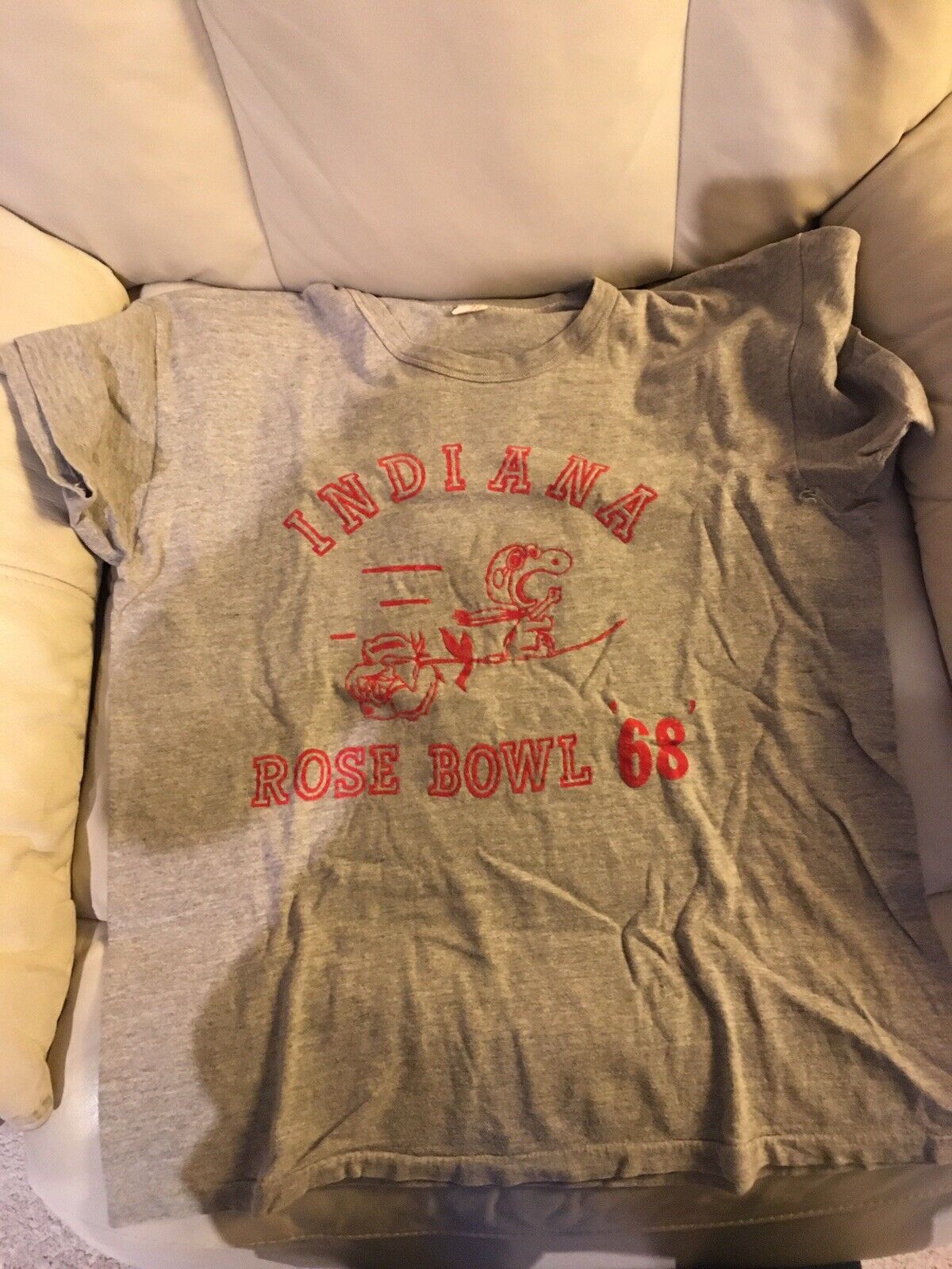 Vintage Indiana  university shirt 1968 Rose Bowl