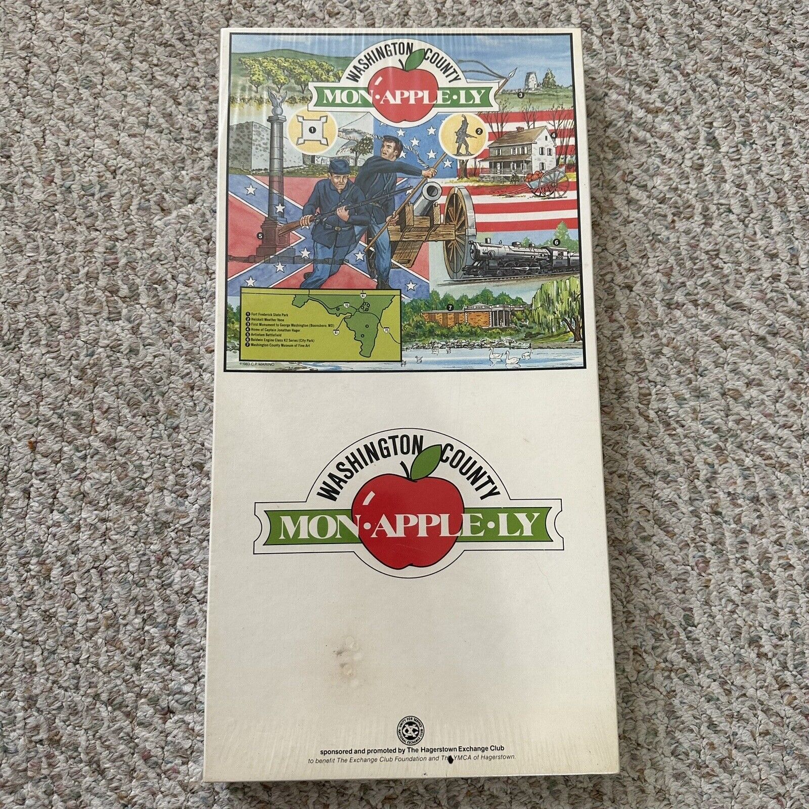 Vintage Mon-Apple-Ly Game Washington County Maryland 1983 New In Packaging