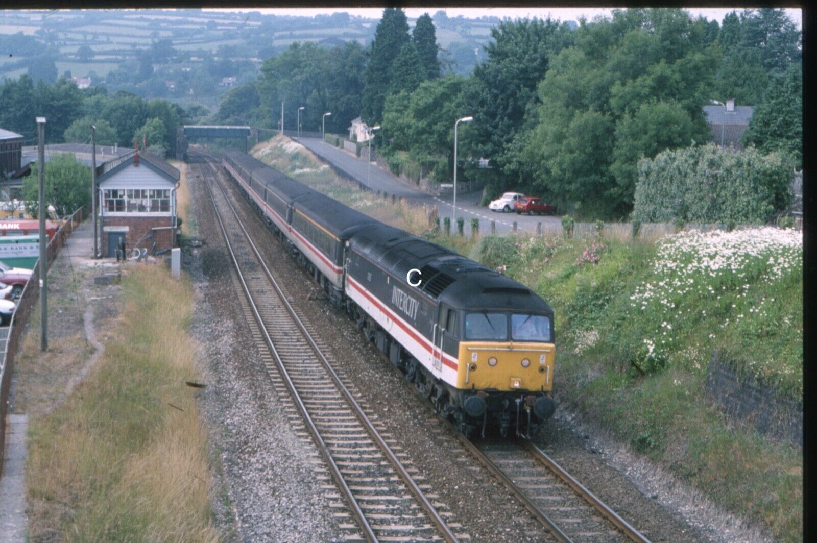 35MM SLIDE BRITISH RAILWAY BR CLASS 47 - 47846 AT BRENT 24/07/1994