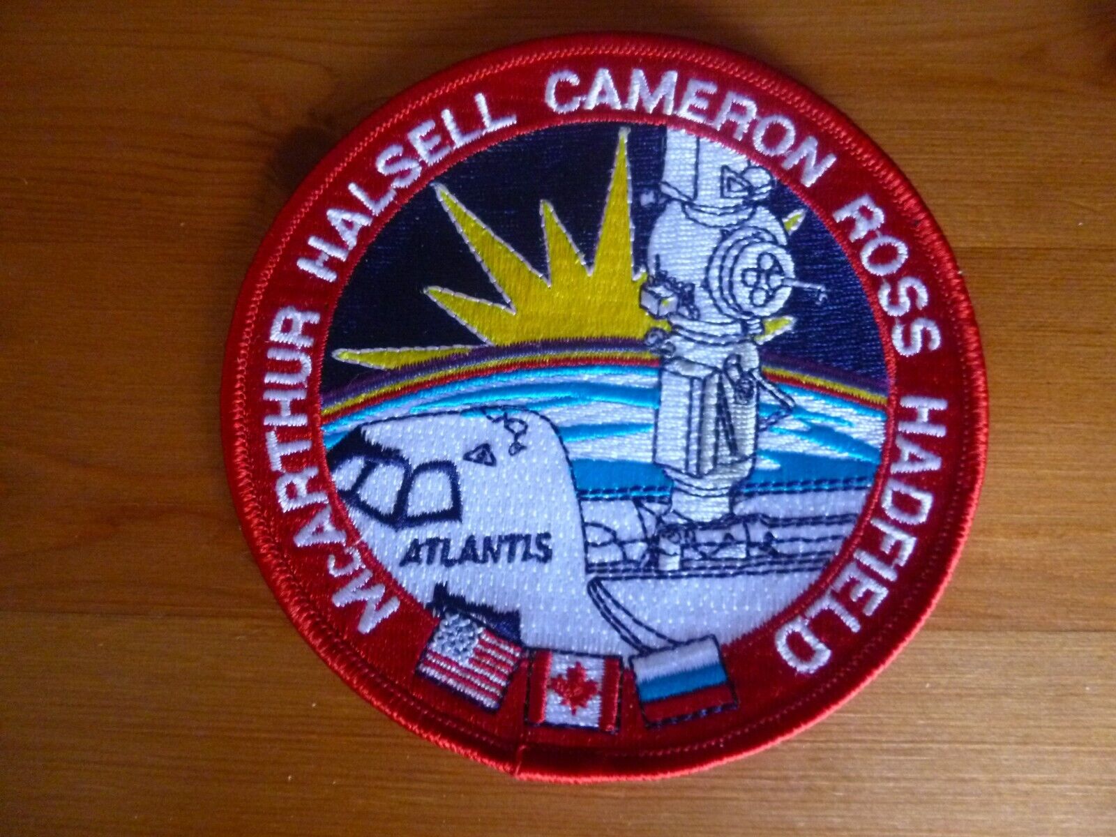 NASA STS-74 ATLANTIS Space Shuttle PATCH 1995 Mission Kennedy Space Center USA