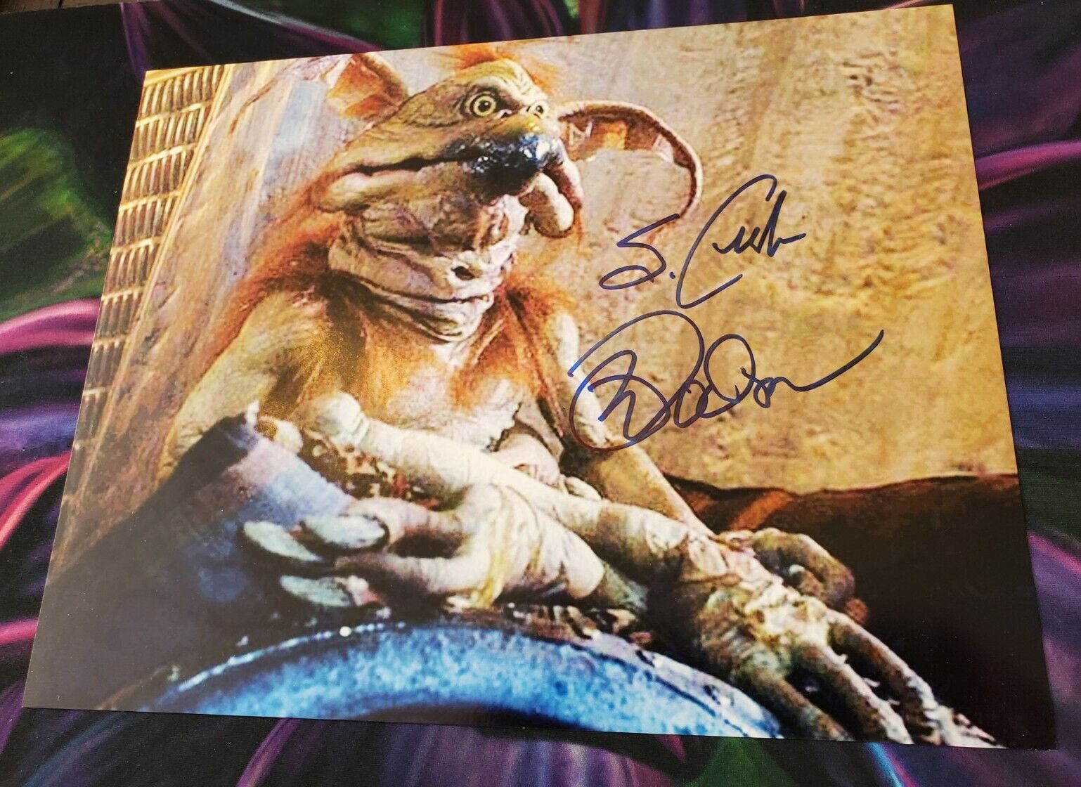 MARK DODSON SALACIOUS CRUMB 11x14 Signed Autographed Photo signature Star Wars 