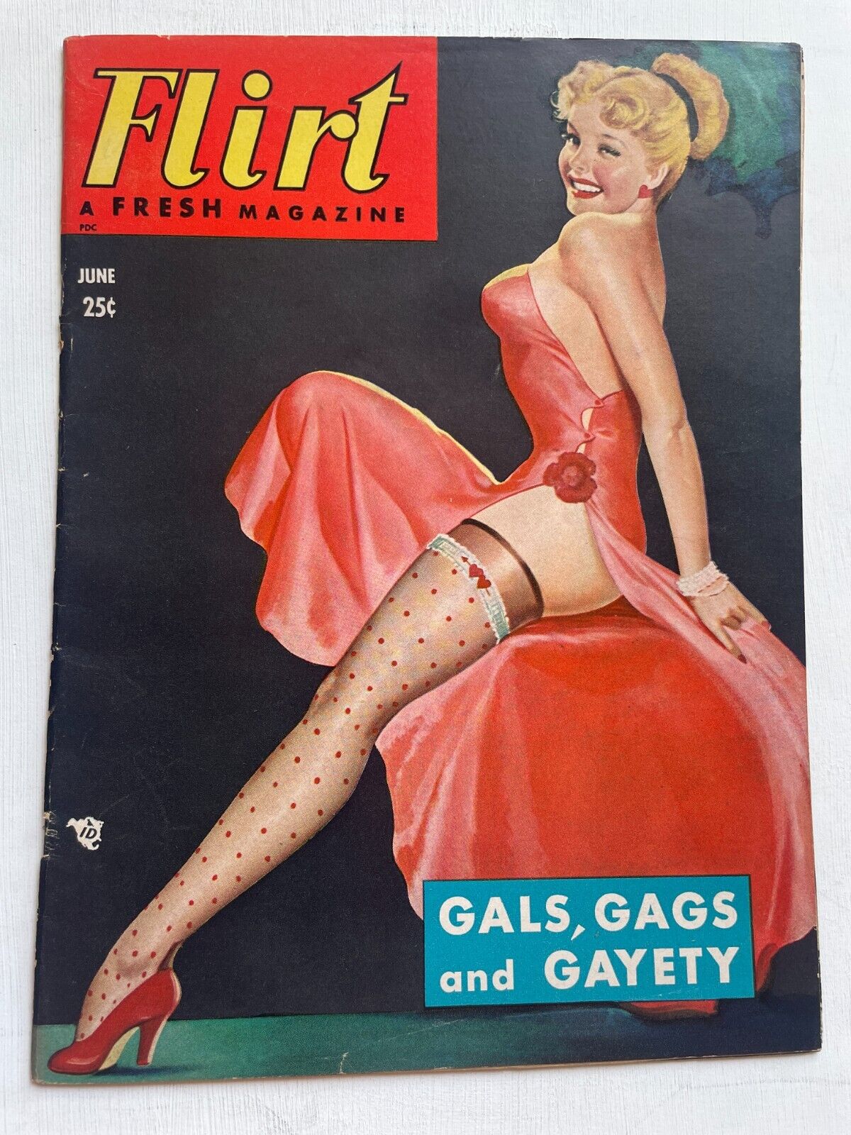 June 1951 Flirt Men's Magazine- Incomplete