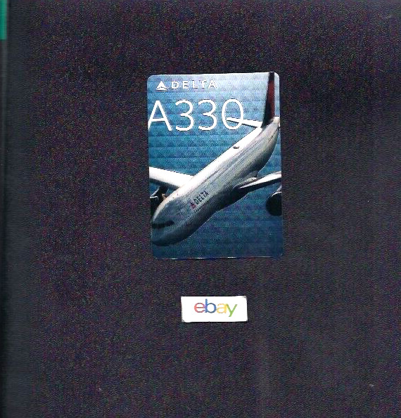 DELTA AIR LINES 2016 AIRBUS A330-300 PILOT COLLECTOR CARD #47