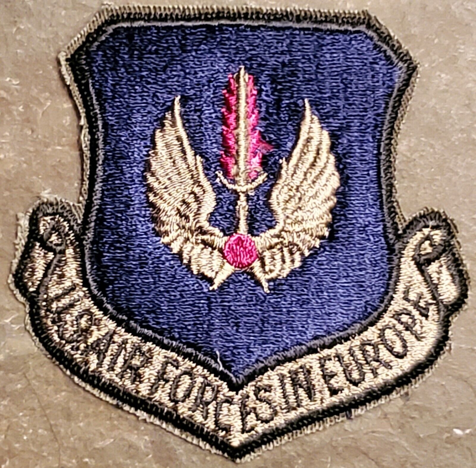 USAF US AIR FORCE FORCES IN EUROPE SUBDUED EMBROIDERED PATCH 3\