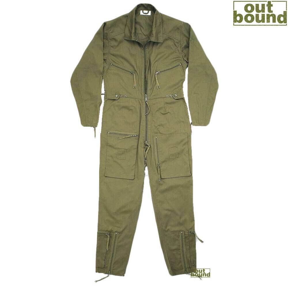 Flying Suit Flight Pilot Continental Aviator Air Force Army Coverall Zip Boiler