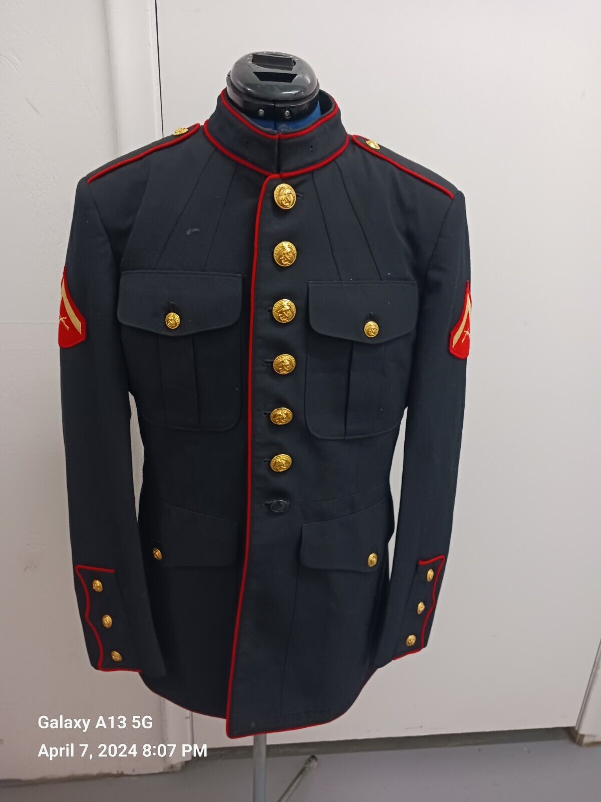 Men\'s  USMC US Marine Corp Dress Blues Size 42R Crown Clothing Company