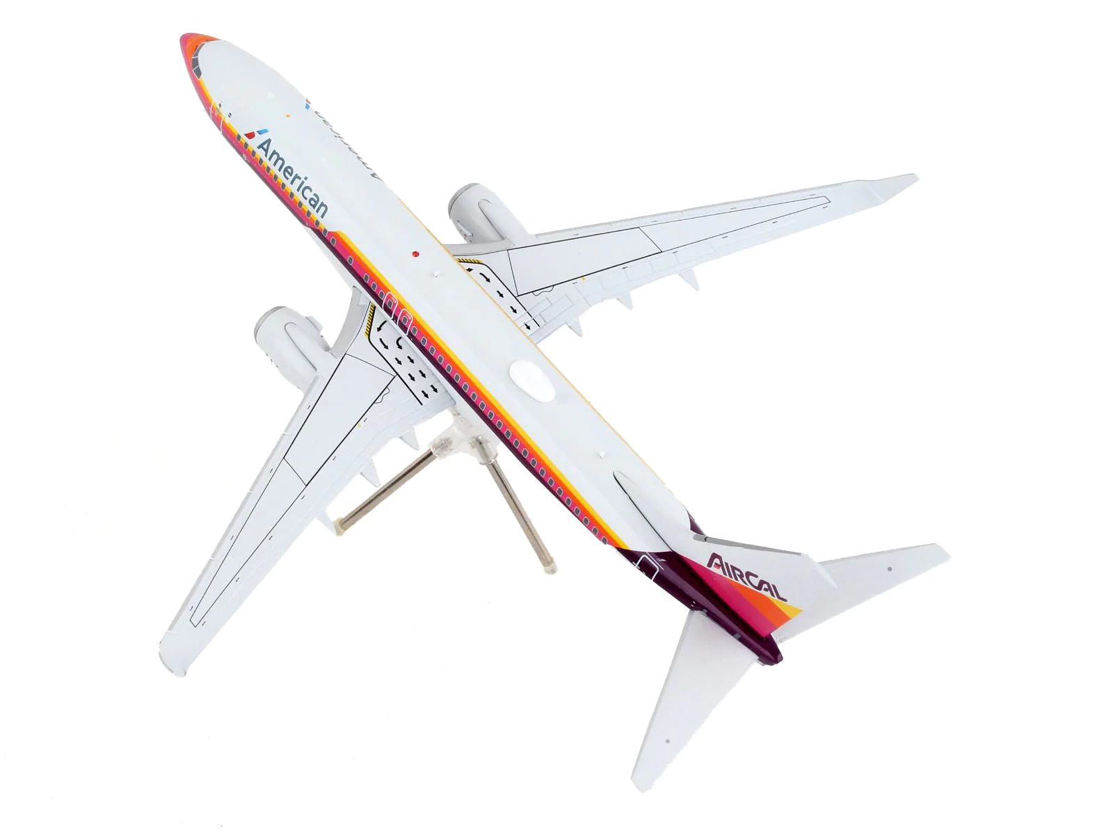 Boeing 737-800 Commercial Airlines - AirCal Gemini 1/200 Diecast Model Airplane