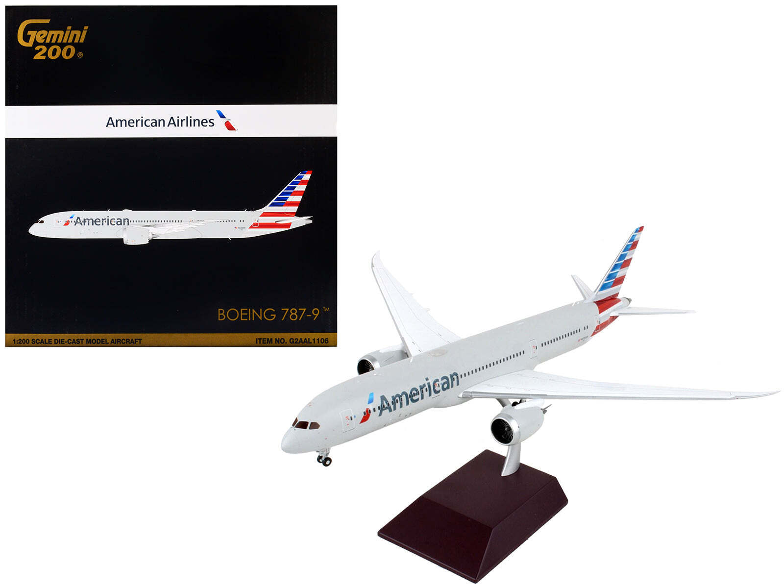Boeing 787- Commercial Airlines Gemini 200 1/200 Diecast Model Airplane