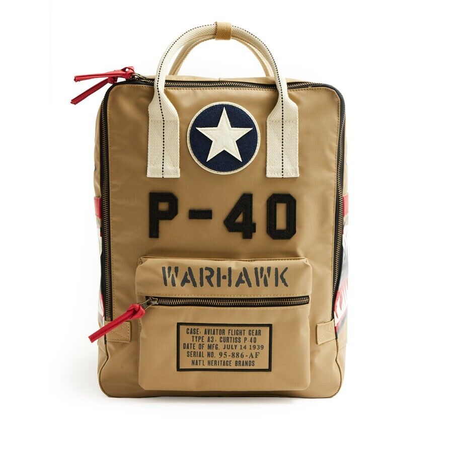 Curtiss P-40 Warhawk Flying Tigers Backpack, WWII Aviation  ACC-0118