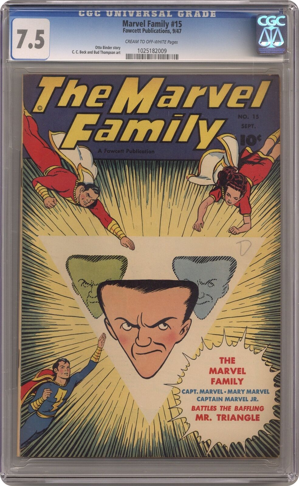 Marvel Family #15 CGC 7.5 1947 1025182009