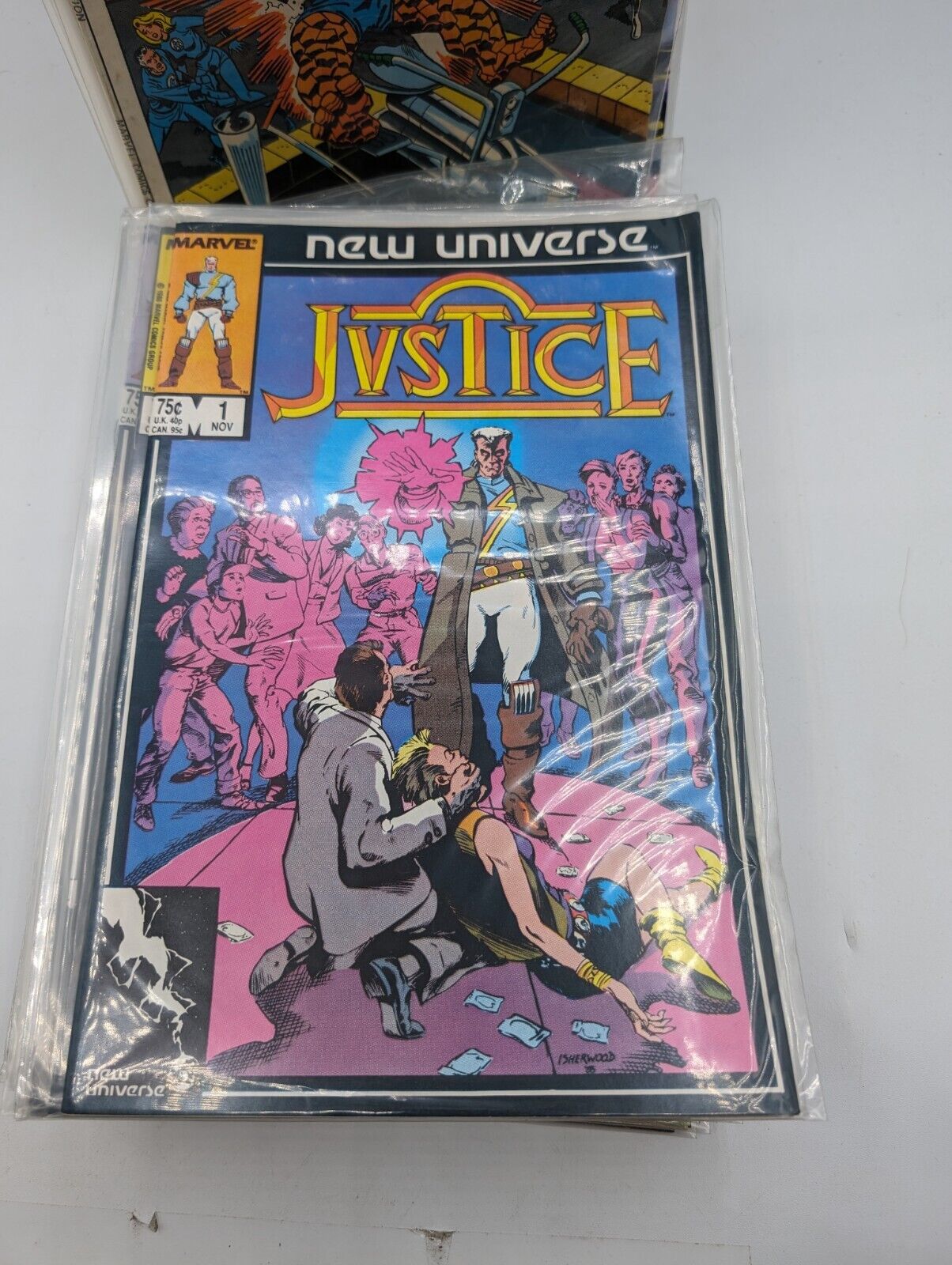 JUSTICE #1 NEW UNIVERSE 1986 MARVEL