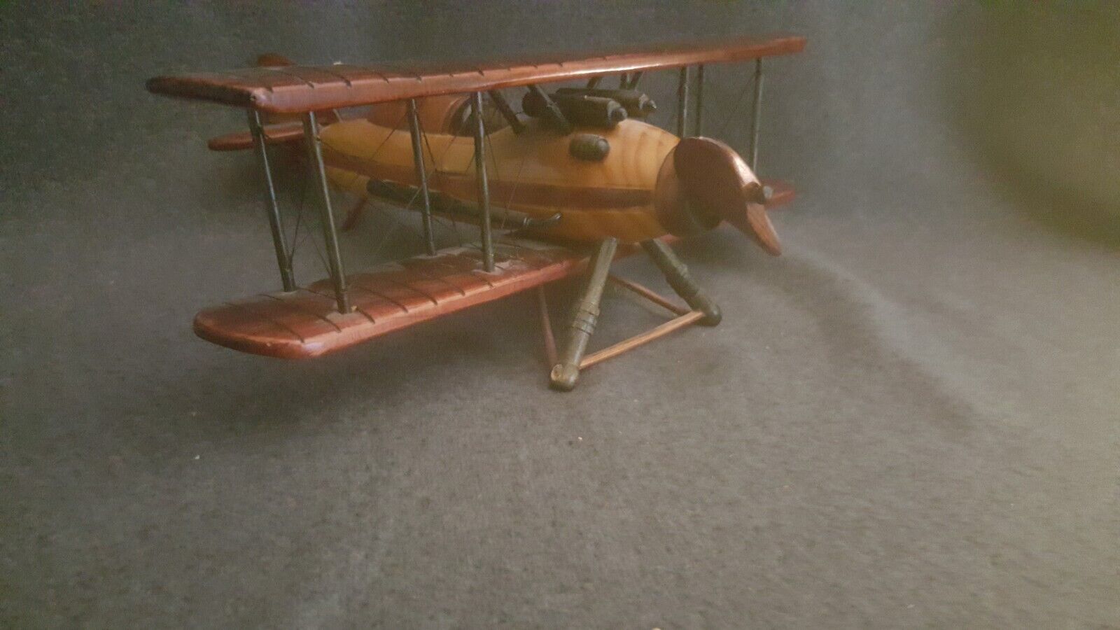 Wooden Biplane  Model Airplane