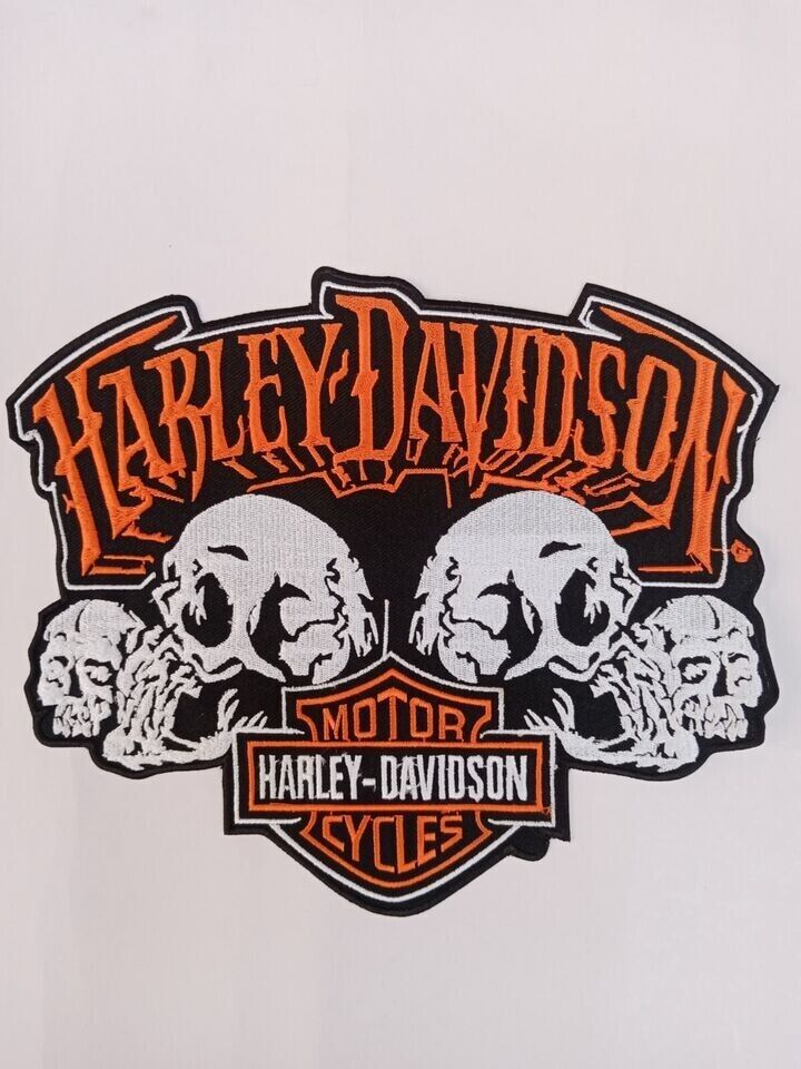 Lot of 10 HARLEY DAVIDSON Wings Skull Large  Motorcycle 12\