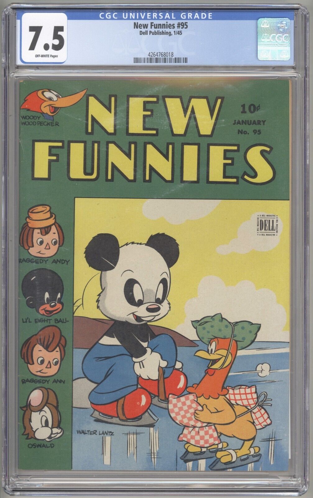 New Funnies 95 CGC 7.5 - rare book only 4 on census