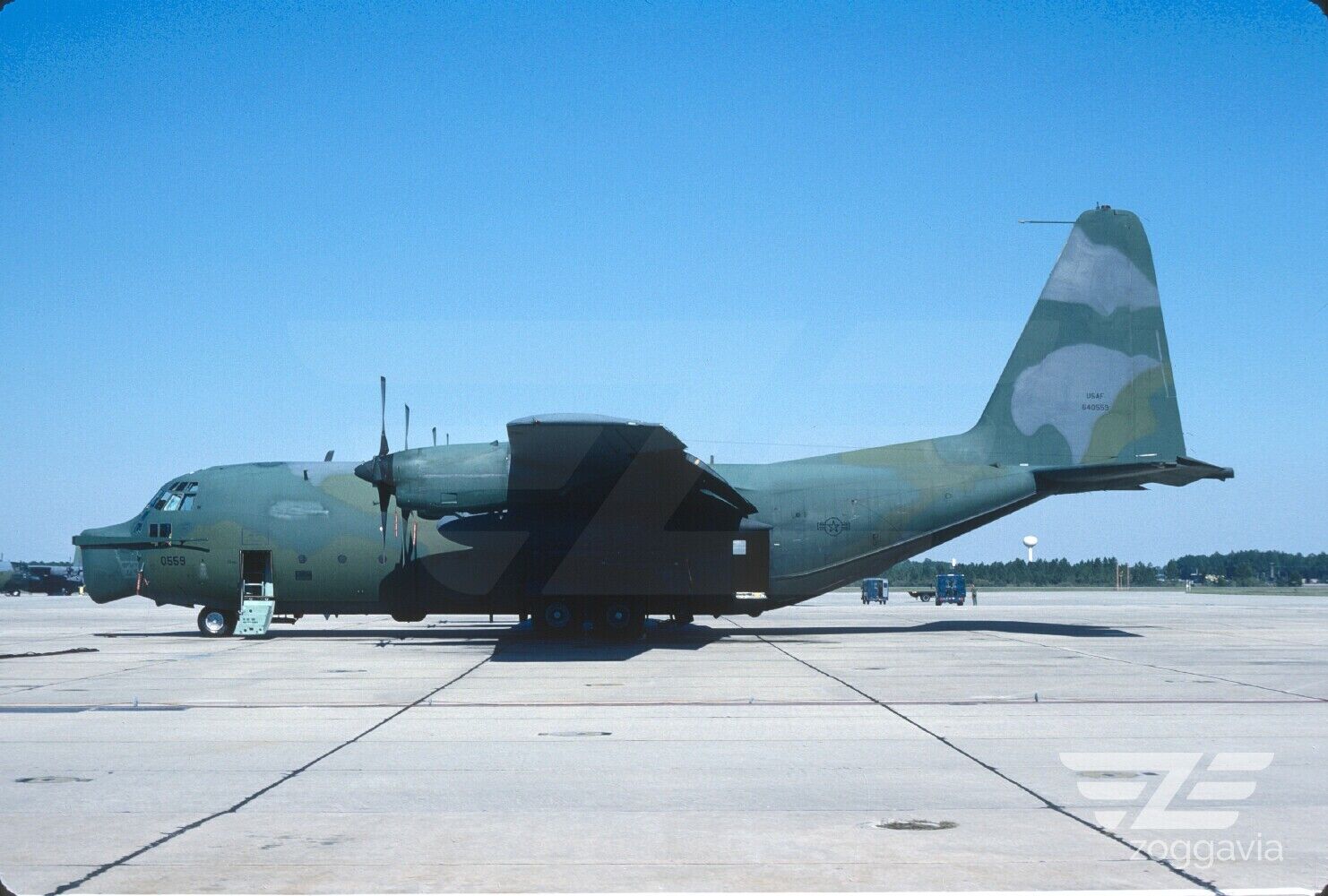 Original slide 64-0559 Lockheed C-130 U.S. Air Force, USAF, 1986