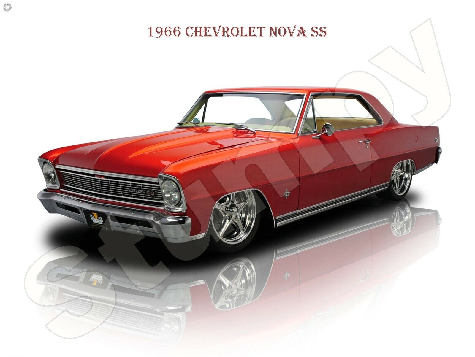 1966 Chevrolet Nova SS Metal Sign 9\