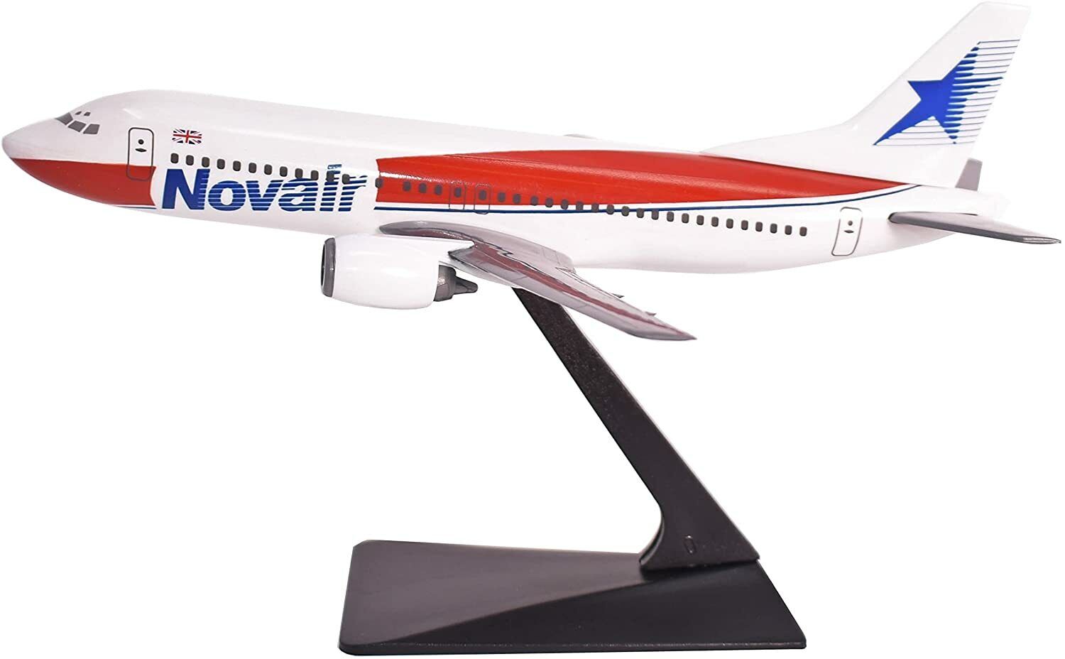 Flight Miniatures Novair UK Boeing 737-400 Desk Display 1/185 Model Airplane