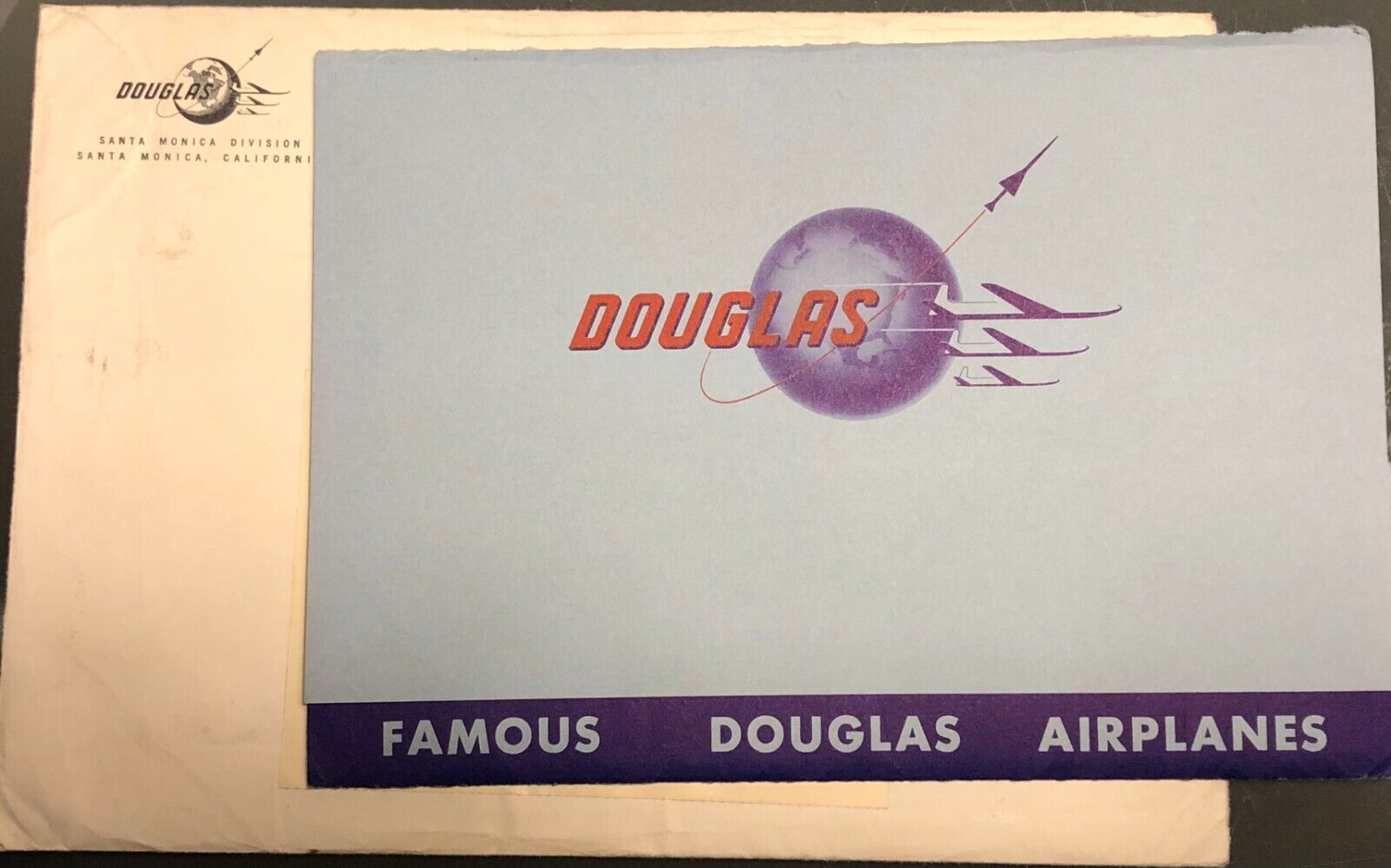1956-57 Vintage Douglas Aircraft Promotional Painting Set B&W, 23 pictures