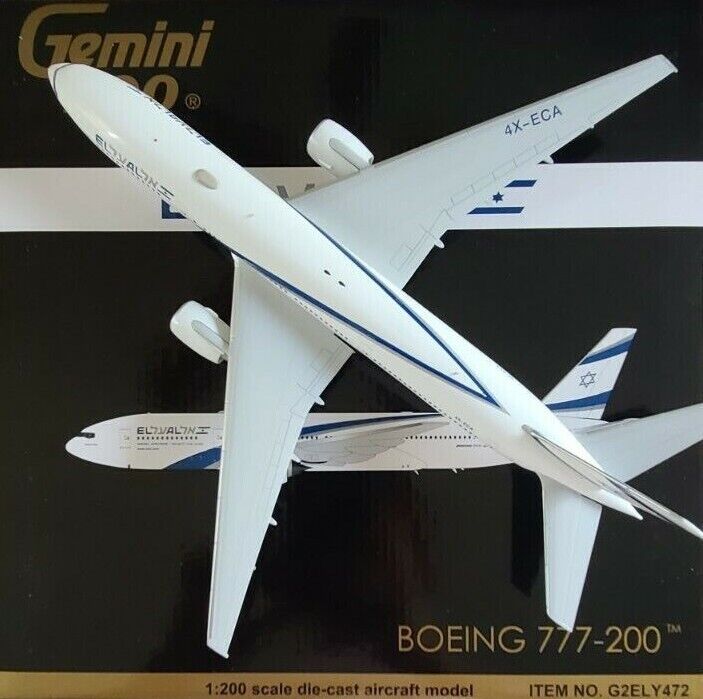 Rare GEMINIJETS Boeing 777-200 ELAL 4X-ECA Highly Collectible G2ELY472