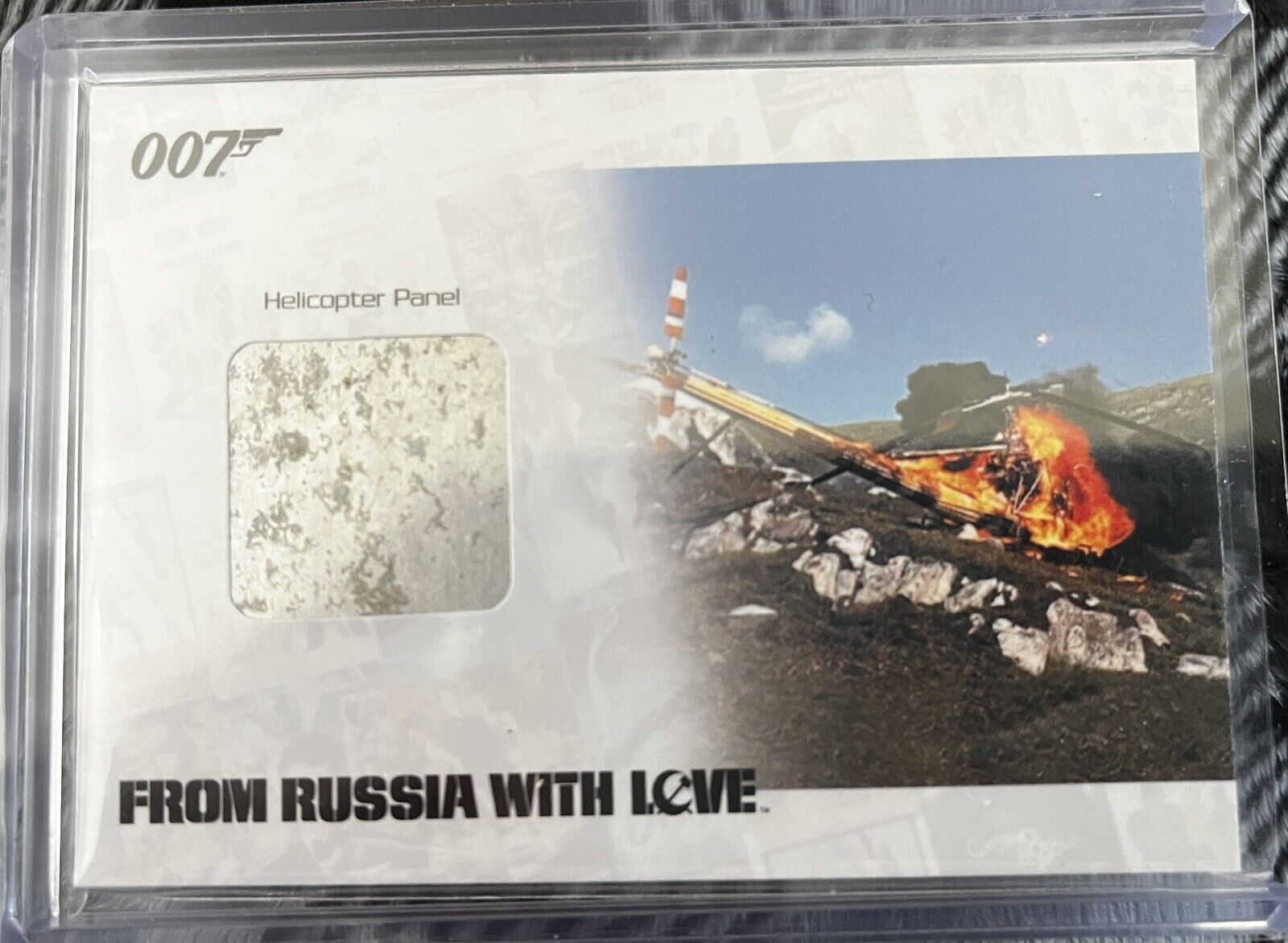 James Bond 2014 Archives JBR43 Helicopter Panel Prop Relic card 089/200