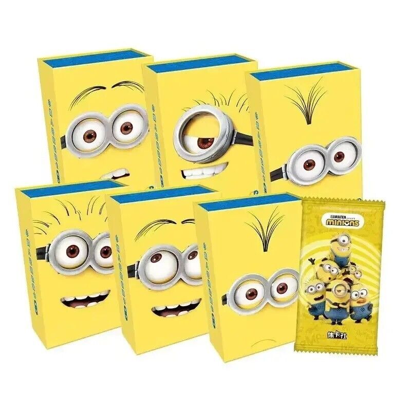 2024  Minions trading cards box sealed Card Fun 1 Box 10 Pack New