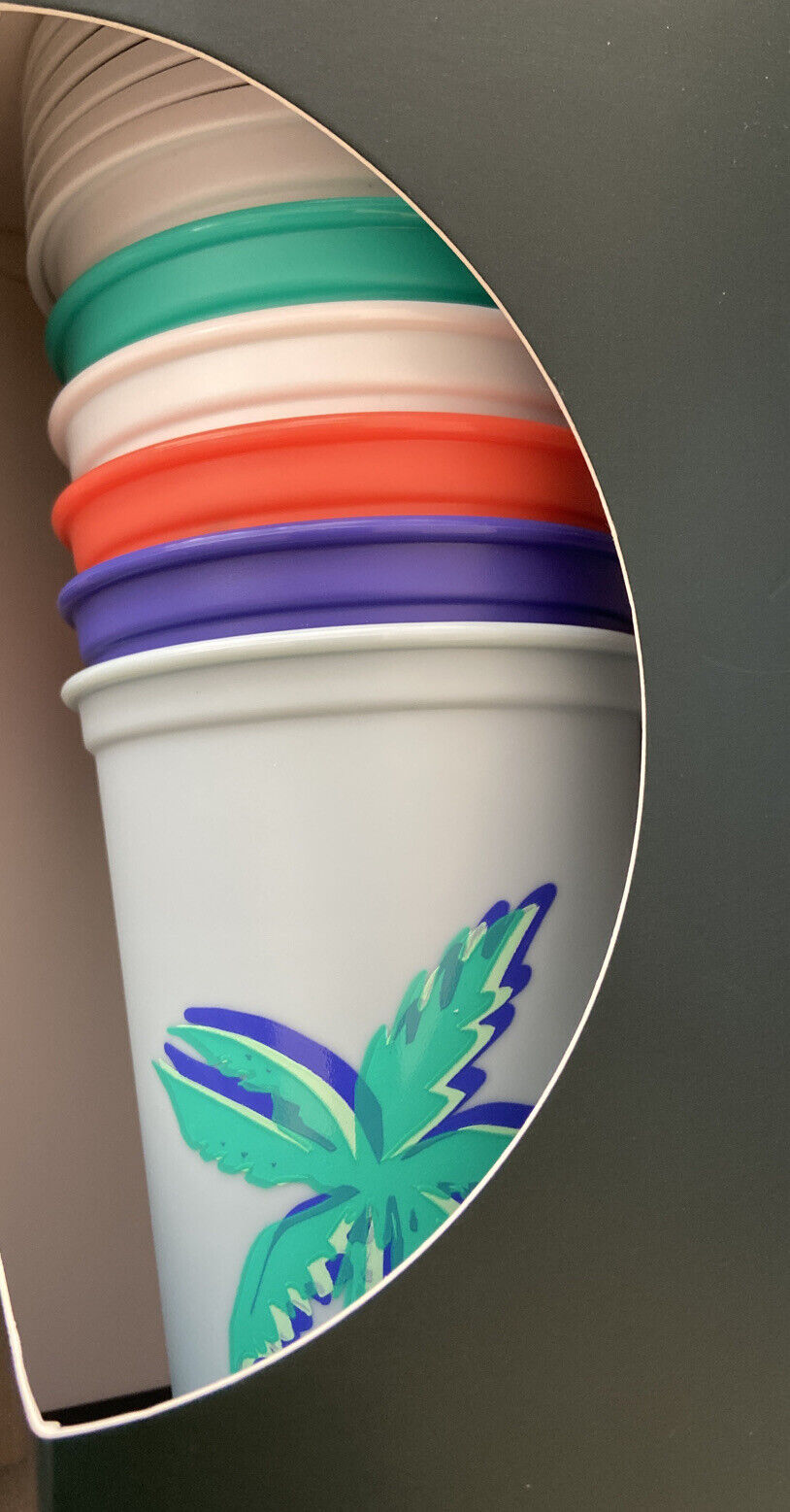 Starbucks Summer Pride 2020 Hot Cups Reusable 6 Pack 🌈Rainbow TROPICAL PASTEL
