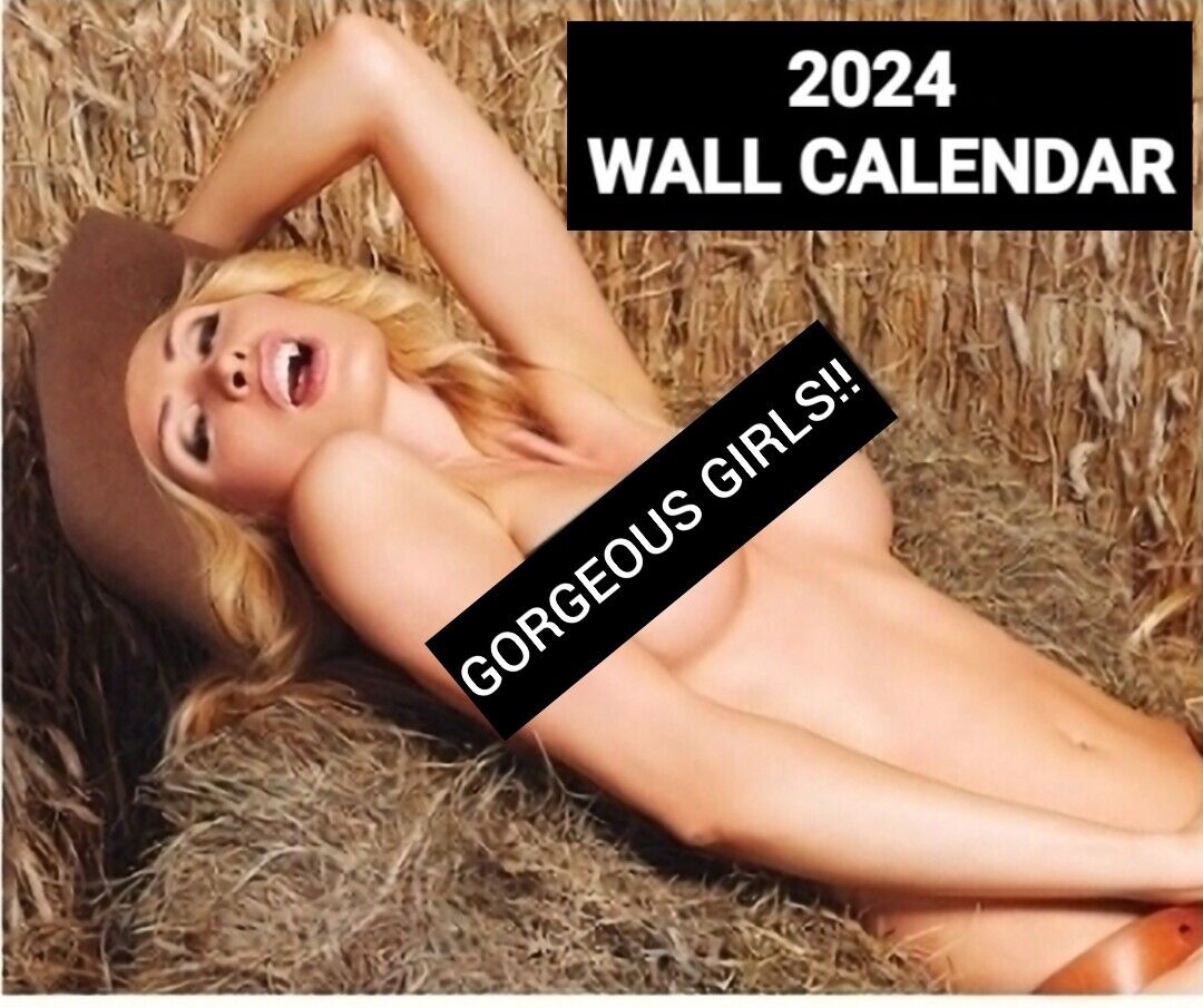 2024  WALL CALENDAR Hot Babes / Sexy Ladies    13 MONTH / TWELVE GORGEOUS GIRLS