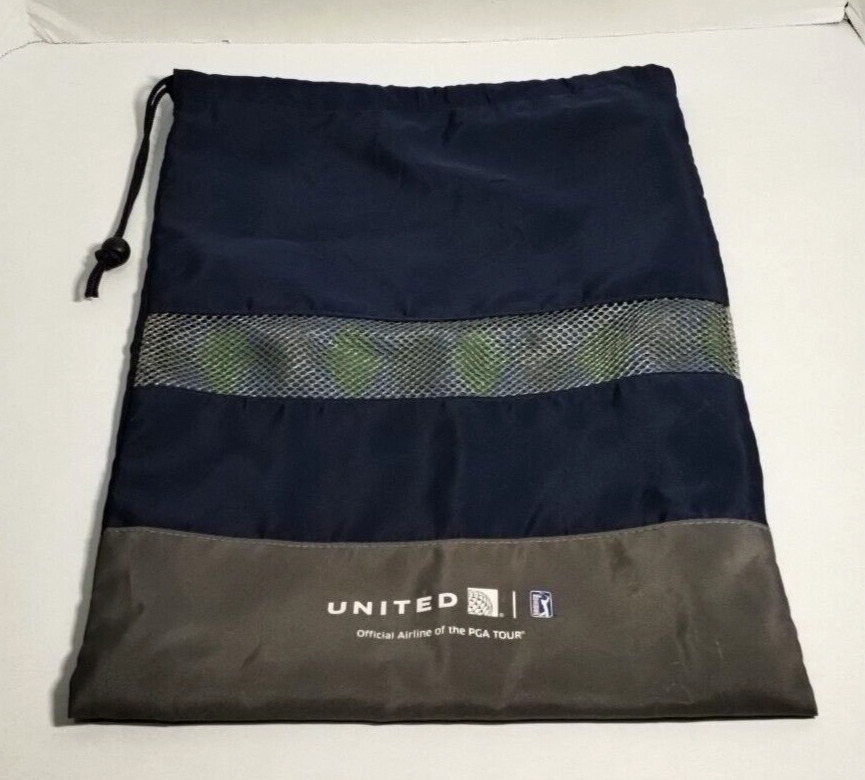 PGA Tour / United Airlines Tote Bag Waterproof Blue/Grey 16\