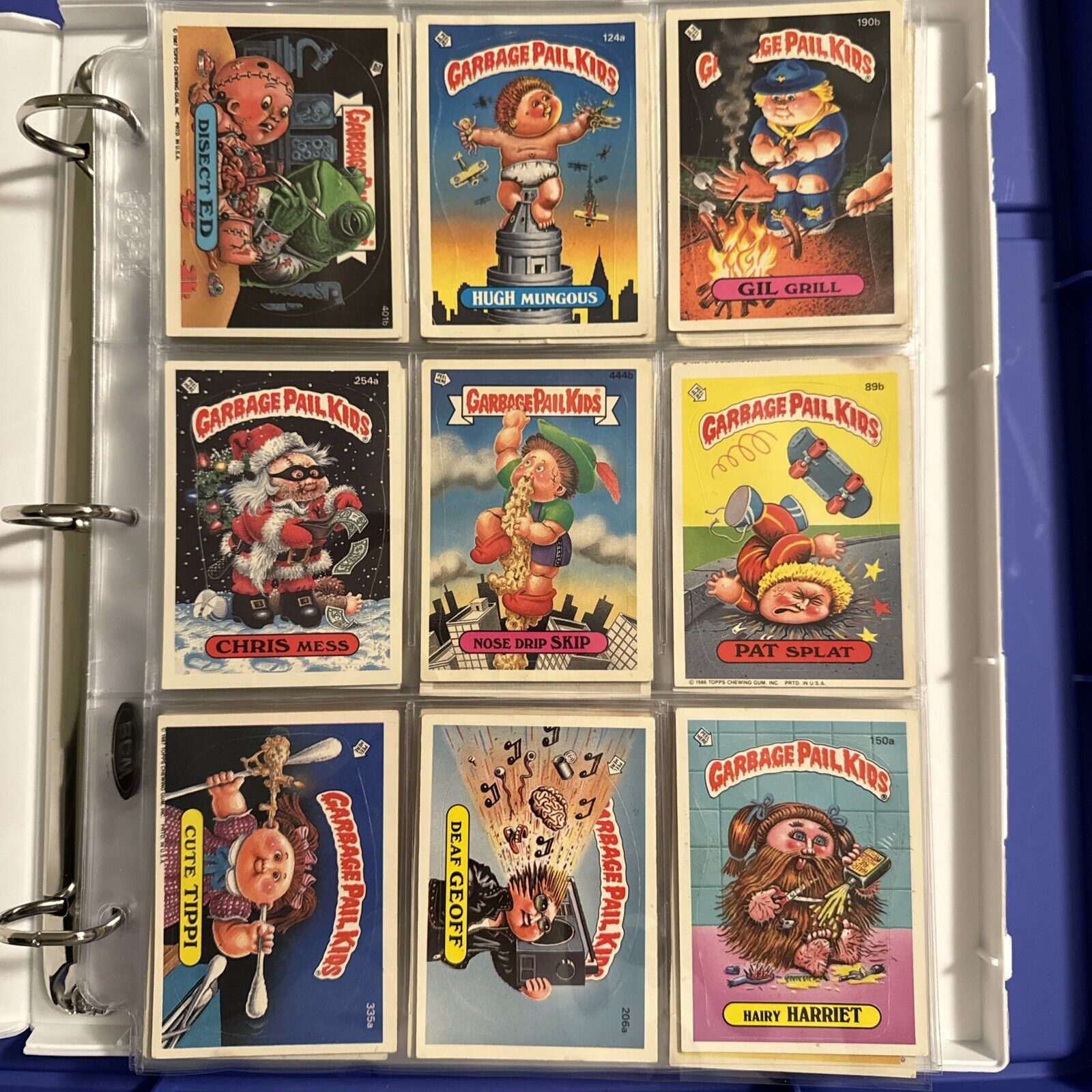 vintage garbage pail kids cards lot. Set Of 9