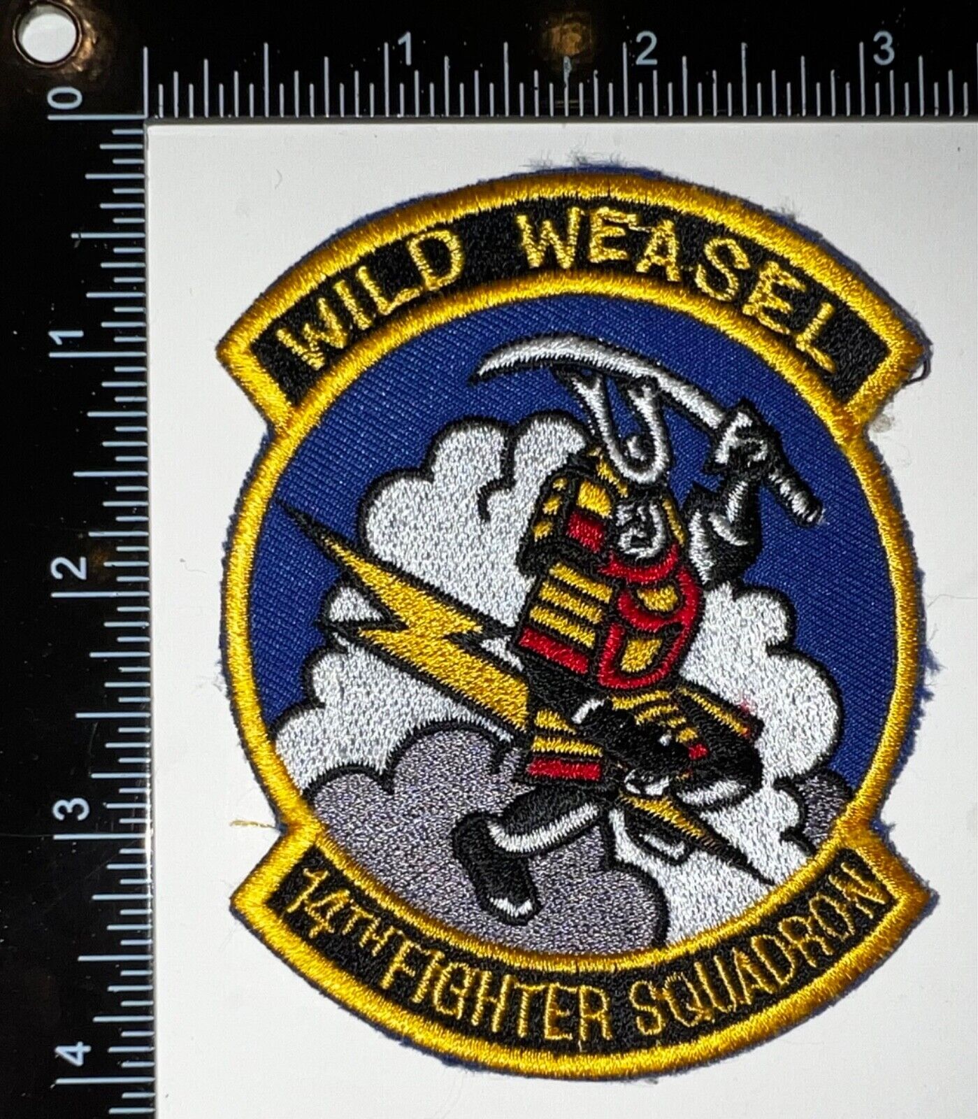 USAF 14th Fighter Squadron Wild Weasel Patch