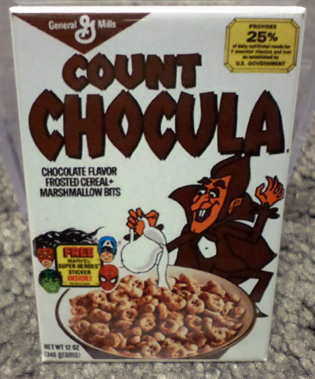 Count Chocula Style 2 Vintage Cereal Box 2\