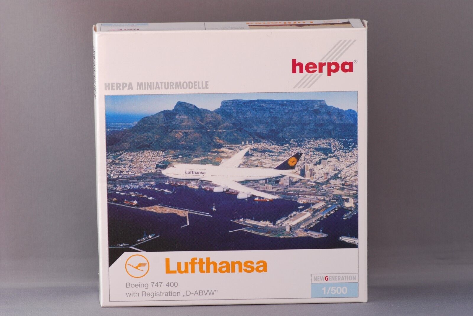 Lufthansa B747-400, Herpa Wings 516105, 1:500, D-ABVW Wolfsburg