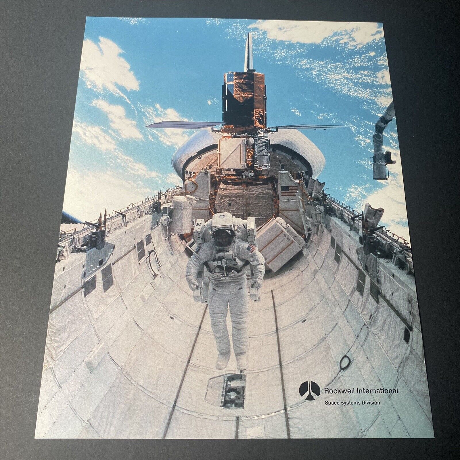 Rockwell International Systems Space Shuttle Man In The Loop Columbia 1981 Print