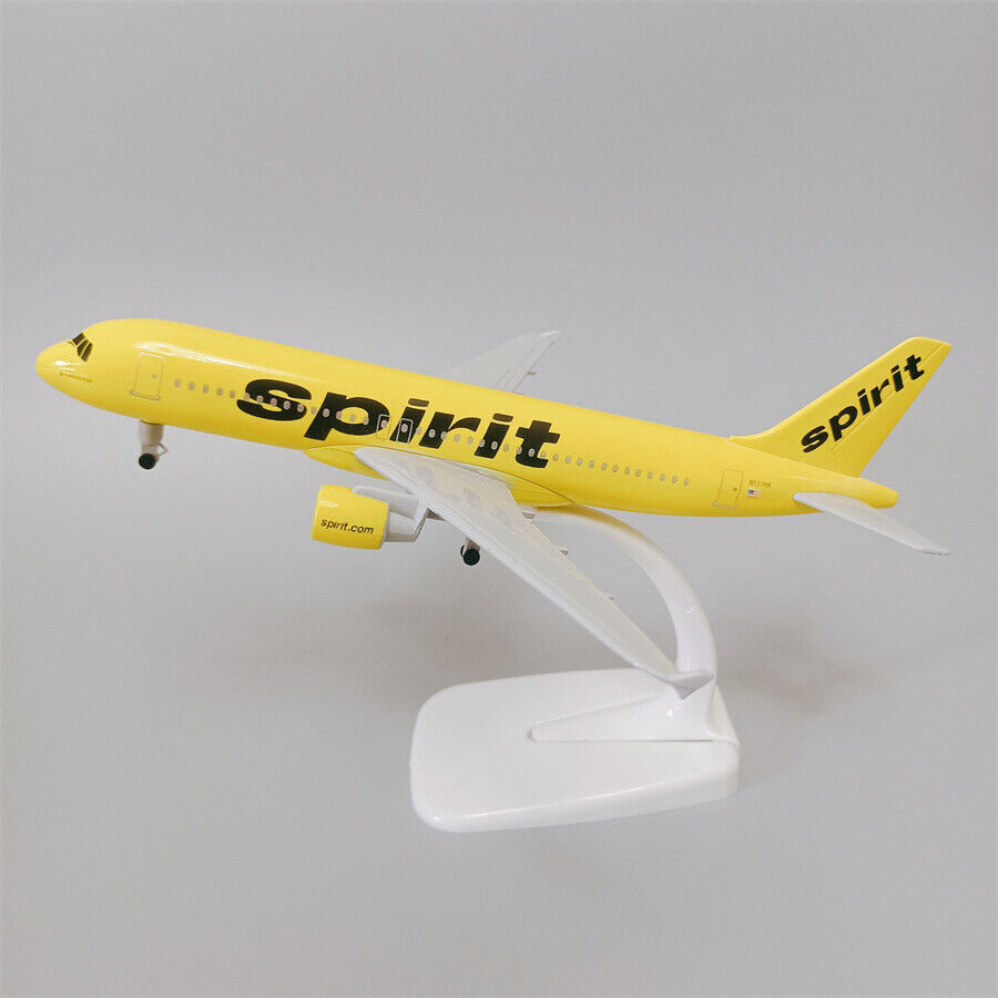 20cm USA Air Spirit Airlines Airbus A320 Airplane Model Plane Metal Alloy