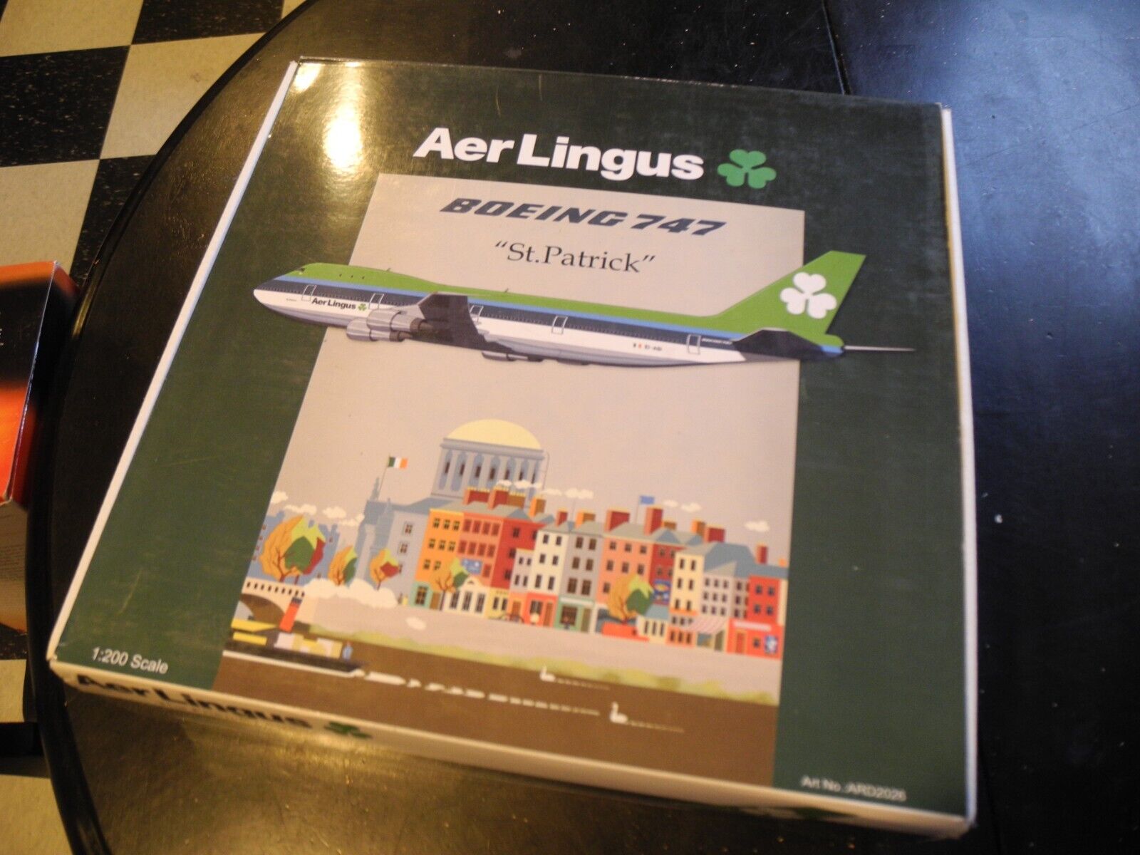 Super RARE Inflight Boeing 747 AIR LINGUS, Discontinued, 1:200, ONLY 144